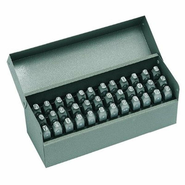 Tinkertools 1/4in. General Purpose Letter Stamp Set Standard Steel TI3116685